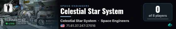 Celestial Star System live status badge