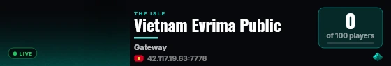 Vietnam Evrima Public live status badge