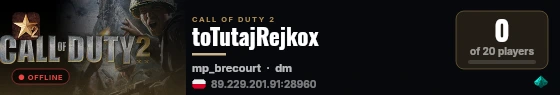 toTutajRejkox live status badge