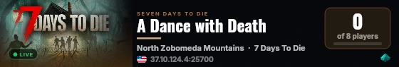 A Dance with Death live status badge