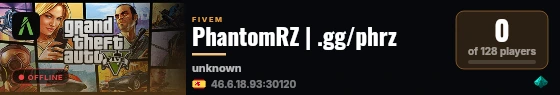 PhantomRZ | .gg/phrz live status badge