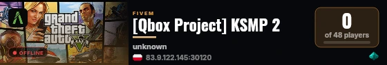 [Qbox Project] KSMP 2 live status badge