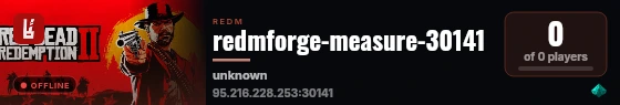 redmforge-measure-30141 live status badge