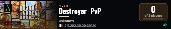 Destroyer  PvP live status badge