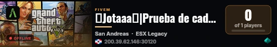 ⭐Jotaaa⭐|Prueba de cadenas⛓️|Carros🏎️| live status badge