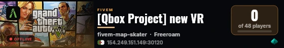 [Qbox Project] new VR live status badge
