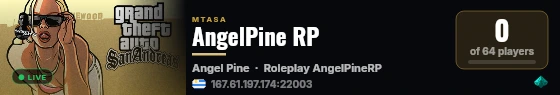 AngelPine RP live status badge