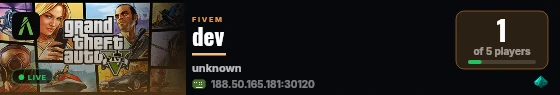 dev live status badge