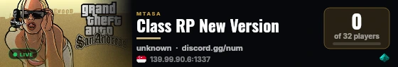 Class RP New Version live status badge