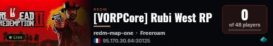 [VORPCore] Rubi West RP live status badge