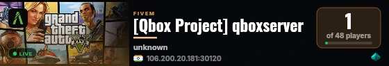 [Qbox Project] qboxserver live status badge