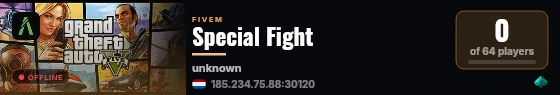 Special Fight live status badge