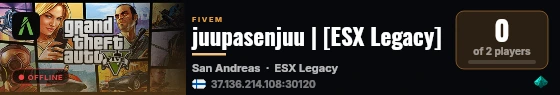 juupasenjuu | [ESX Legacy] live status badge