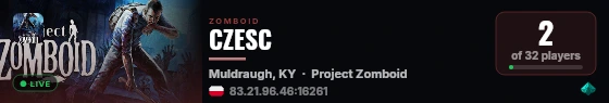 CZESC live status badge