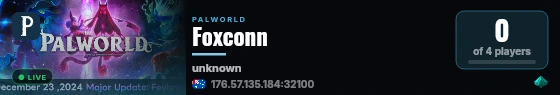 Foxconn live status badge