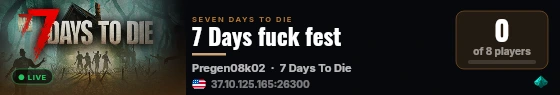 7 Days fuck fest live status badge