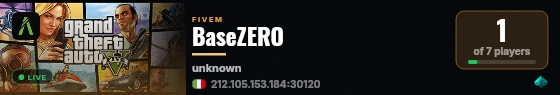 BaseZERO live status badge