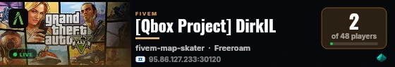 [Qbox Project] DirkIL live status badge