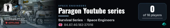 Paragon Youtube series live status badge