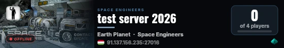 test server 2026 live status badge