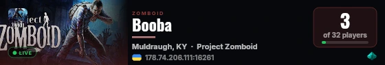 Booba live status badge