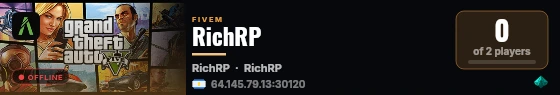 RichRP live status badge