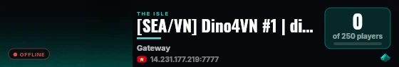 [SEA/VN] Dino4VN #1 | dino4vn.com live status badge