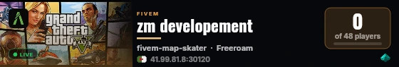 zm developement live status badge