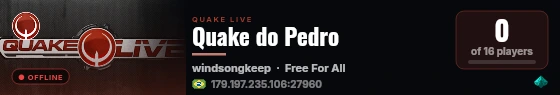Quake do Pedro live status badge