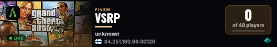 VSRP live status badge