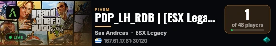 PDP_LH_RDB | [ESX Legacy] live status badge