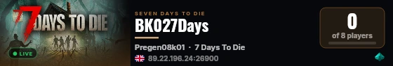 BK027Days live status badge