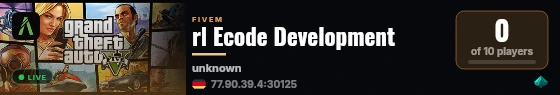 rl Ecode Development live status badge