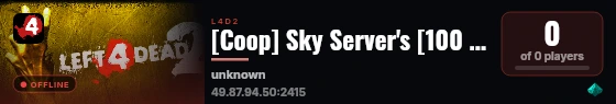 [Coop] Sky Server's [100 tick] 1# live status badge