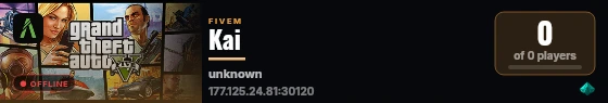 Kai live status badge