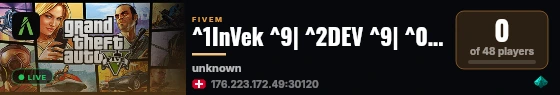 ^1InVek ^9| ^2DEV ^9| ^0discord.gg/InVek live status badge