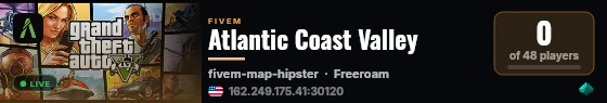Atlantic Coast Valley live status badge
