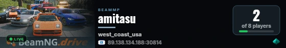 amitasu live status badge