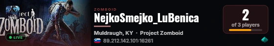 NejkoSmejko_LuBenica live status badge