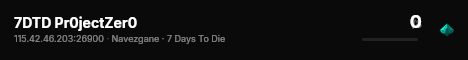 7DTD Pr0jectZer0 live status badge