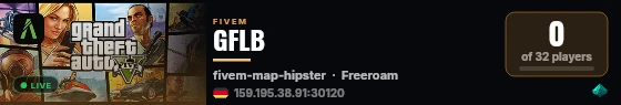 GFLB live status badge