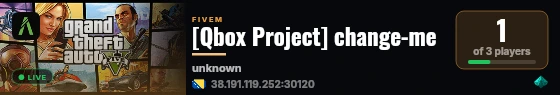 [Qbox Project] change-me live status badge