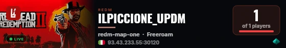ILPICCIONE_UPDM live status badge
