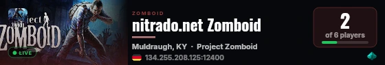 nitrado.net Zomboid live status badge