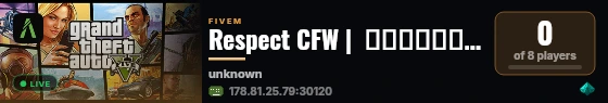 Respect CFW |  ريسبكت بدون تفعيل live status badge