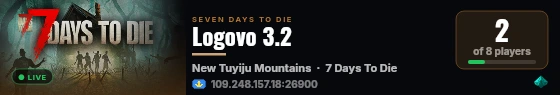 Logovo 3.2 live status badge