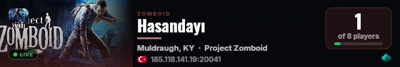 Hasandayı live status badge