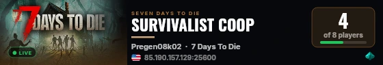 SURVIVALIST COOP live status badge