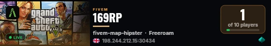 169RP live status badge