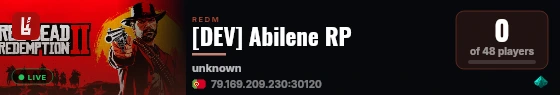 [DEV] Abilene RP live status badge
